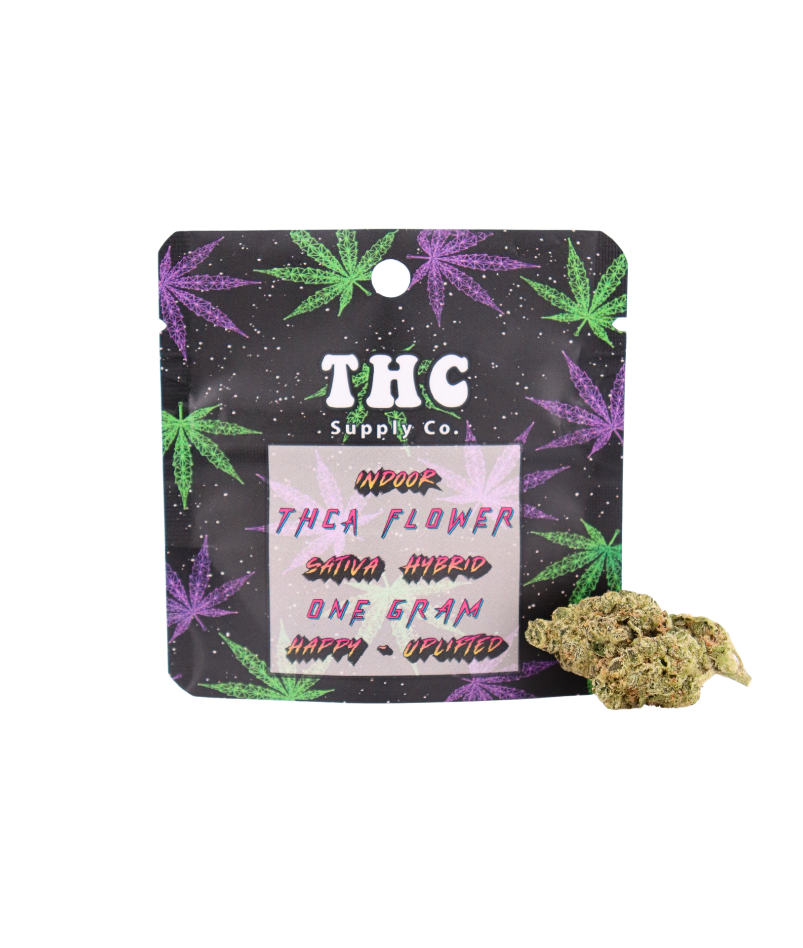 THCSC Indoor THCA Hemp Flower 1g / Sativa Hybrid / Strawberry Pop Tart
